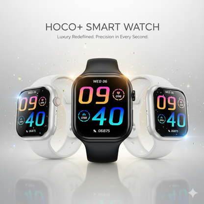HOCO Premium Smart Watch with 12-Day Battery, NFC & Waterproof Design