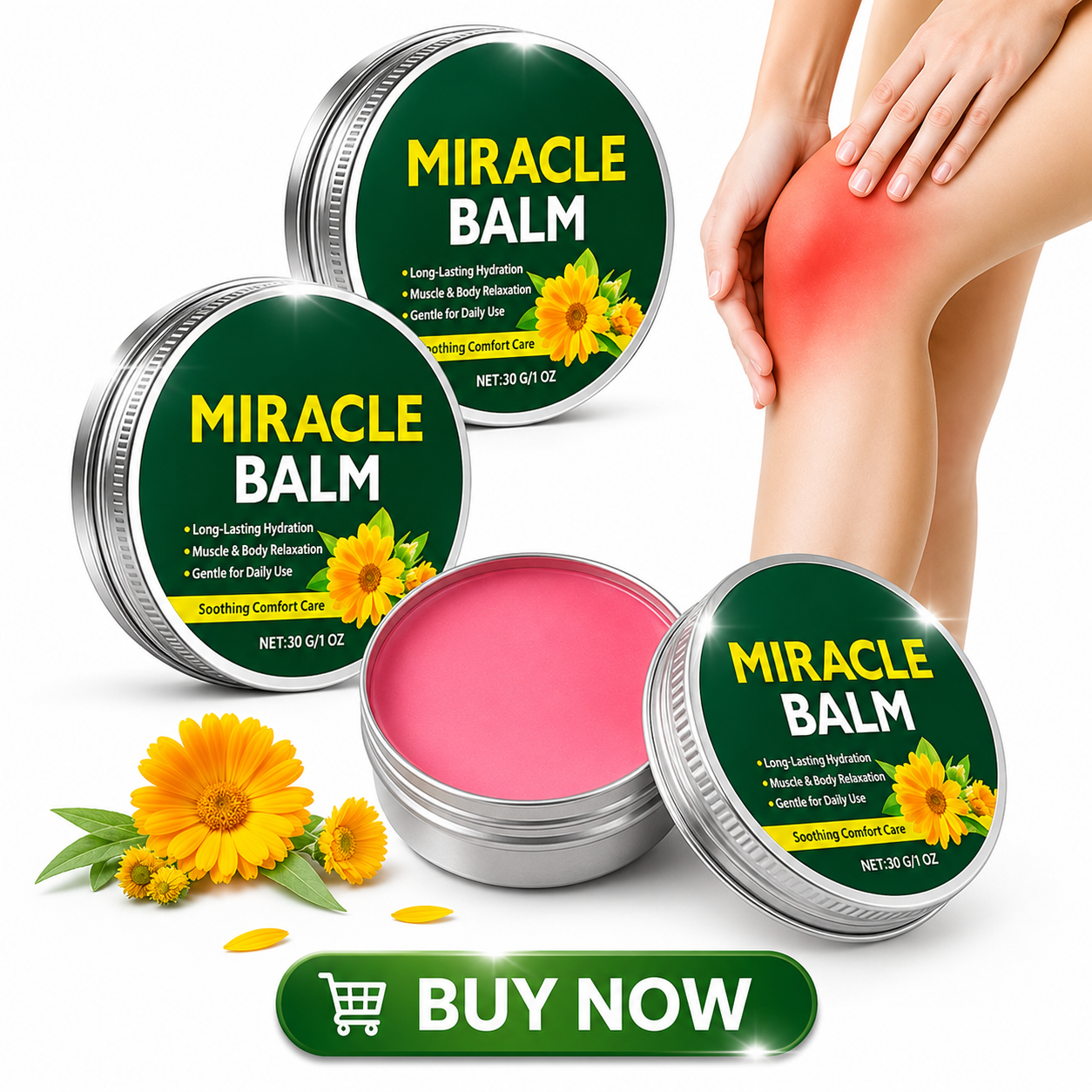 Miracle Balm – Fast Relief for Joint, Back & Muscle Discomfort