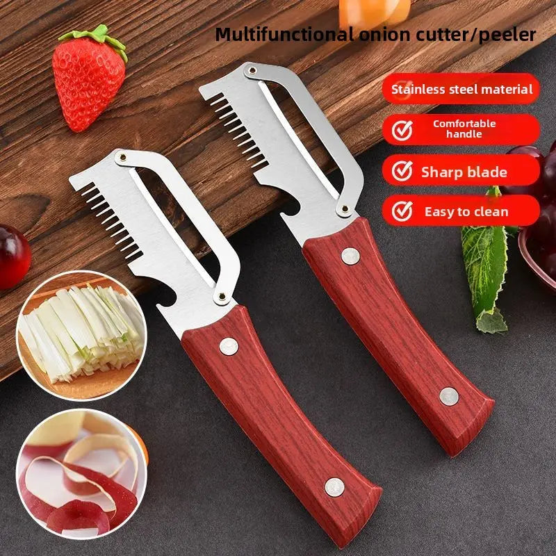 PeelPro™ 3-in-1 Stainless Steel Kitchen Peeler | Fast Fruit & Vegetable Peeling Tool