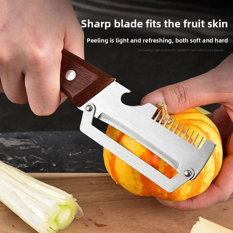 PeelPro™ 3-in-1 Stainless Steel Kitchen Peeler | Fast Fruit & Vegetable Peeling Tool