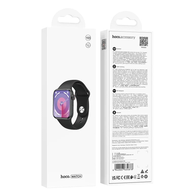 HOCO Premium Smart Watch with 12-Day Battery, NFC & Waterproof Design